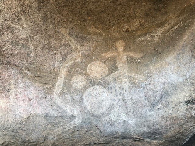 Rock Art (round circles are eggs, represent wishes of fertility for females)